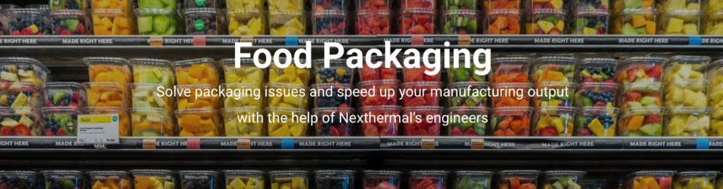 Nexthermal Top Seal Food Packaging